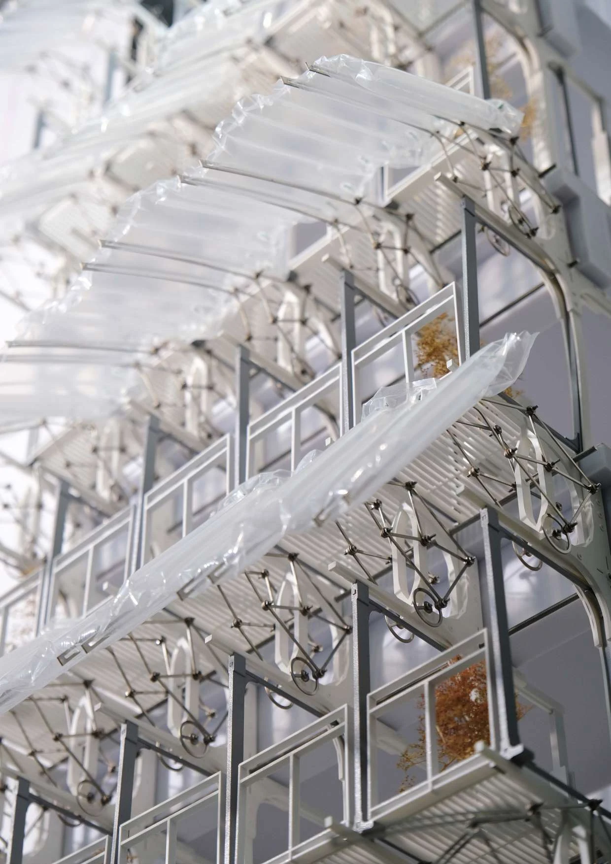 Physical model of Adaptive Climate Machine, Jin Lai's HKU M.Arch thesis