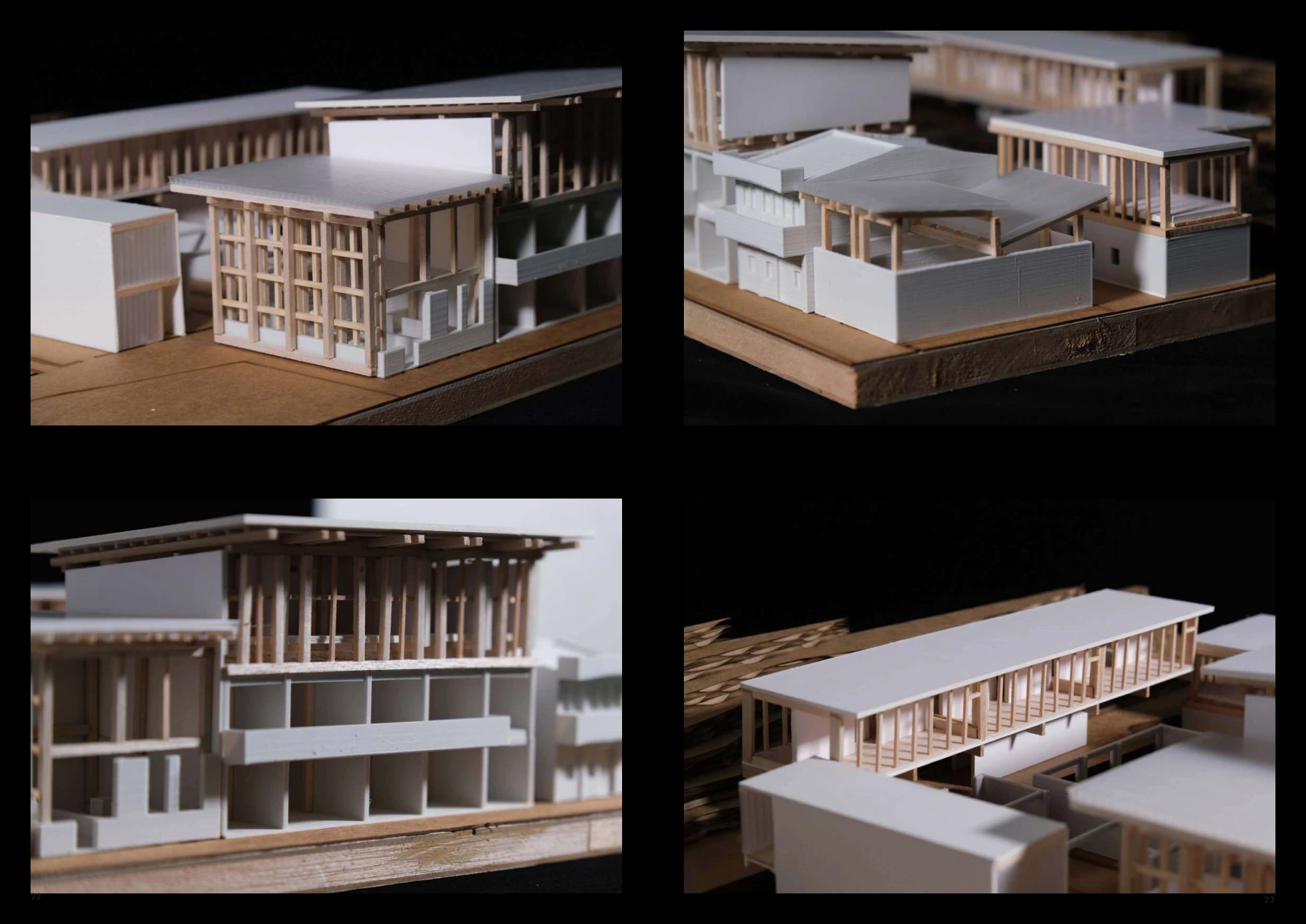 Hostel model and spatial studies