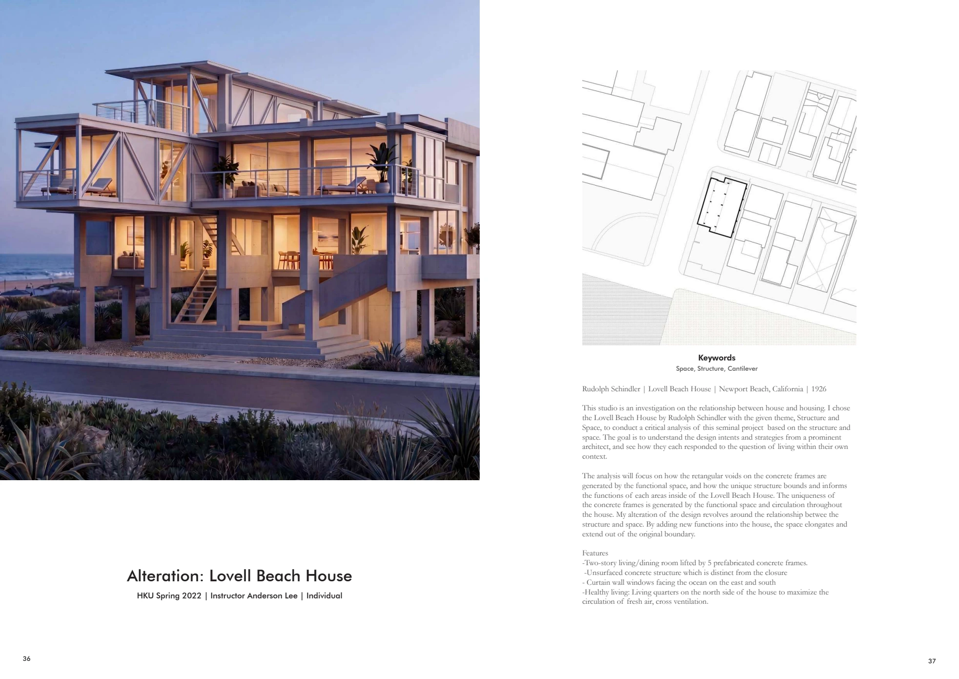 Alteration proposal, site, and architectural study