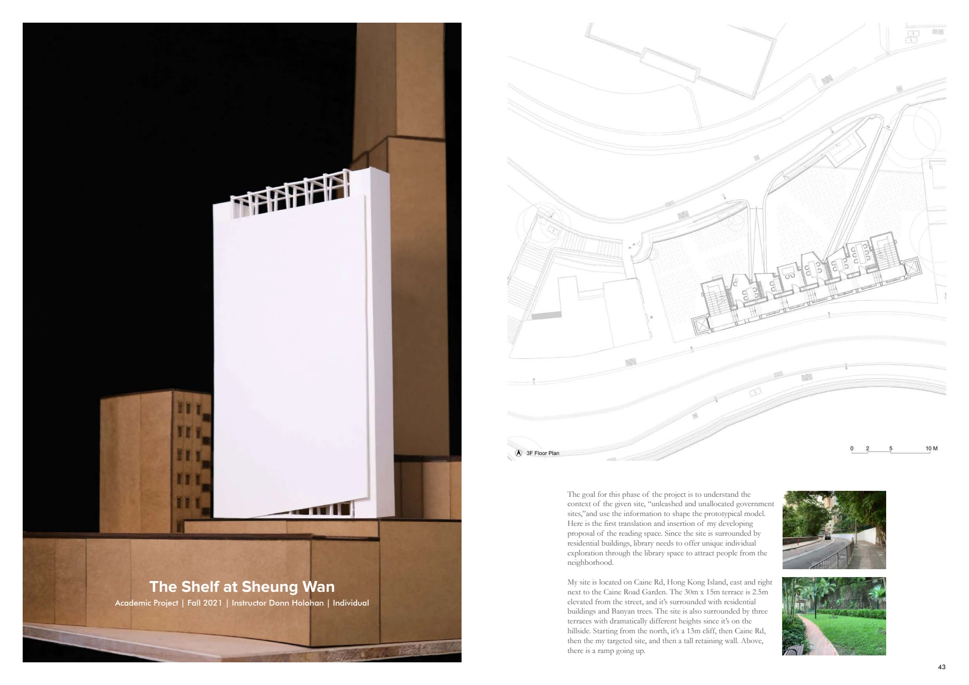 Library model and Caine Road site strategy