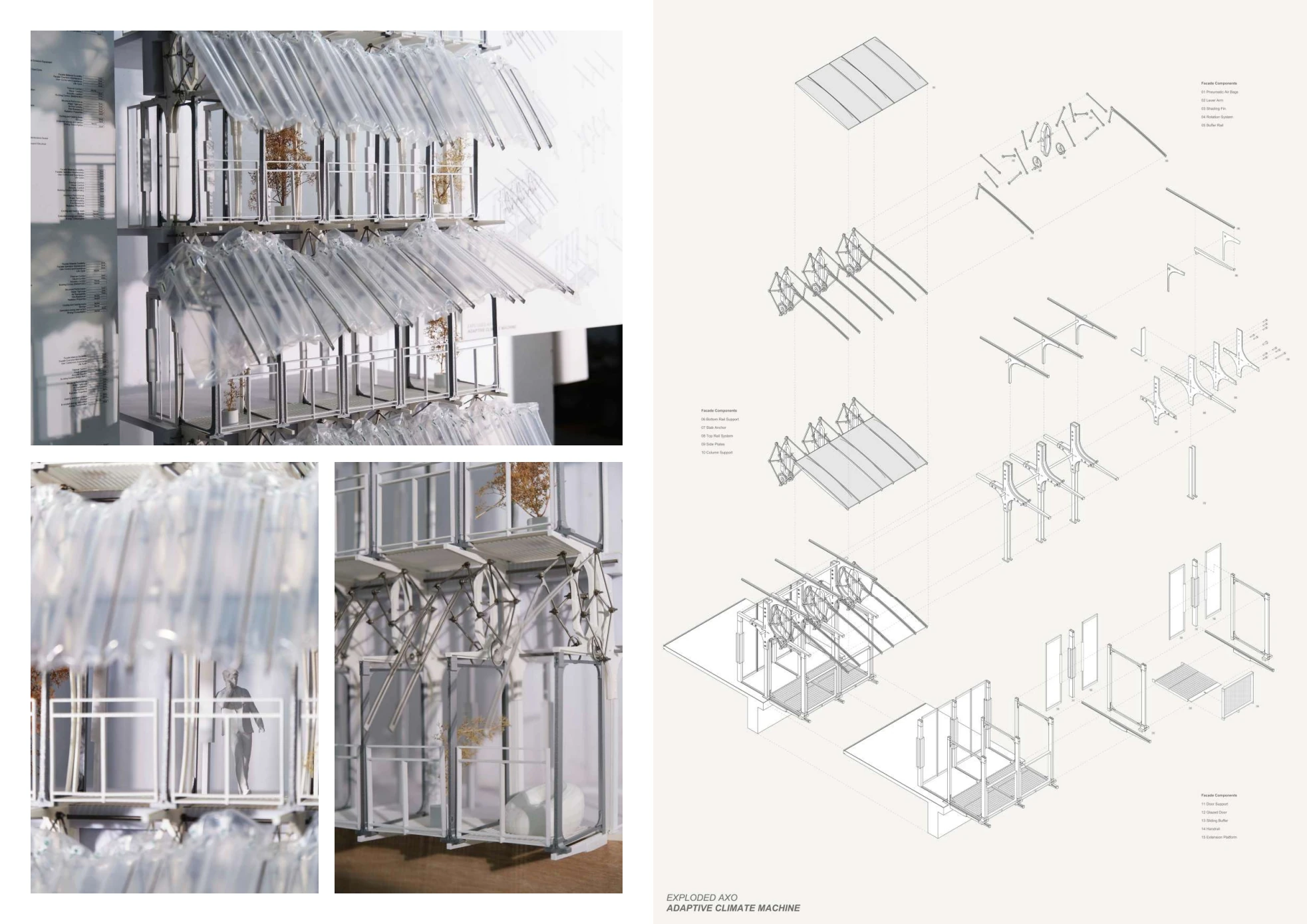 Facade details and assembly studies